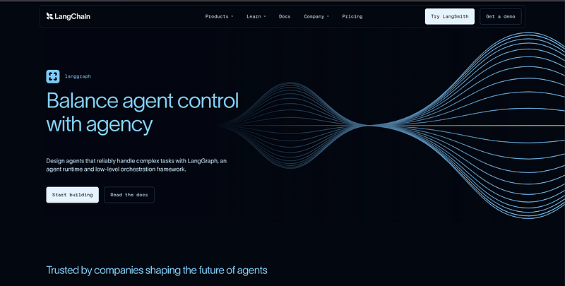 Screenshot of the LangGraph