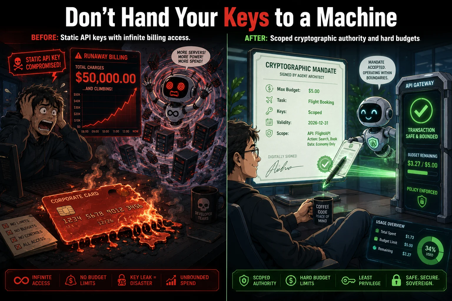 Don't Hand Your Keys to a Machine: The Need for Scoped Identity