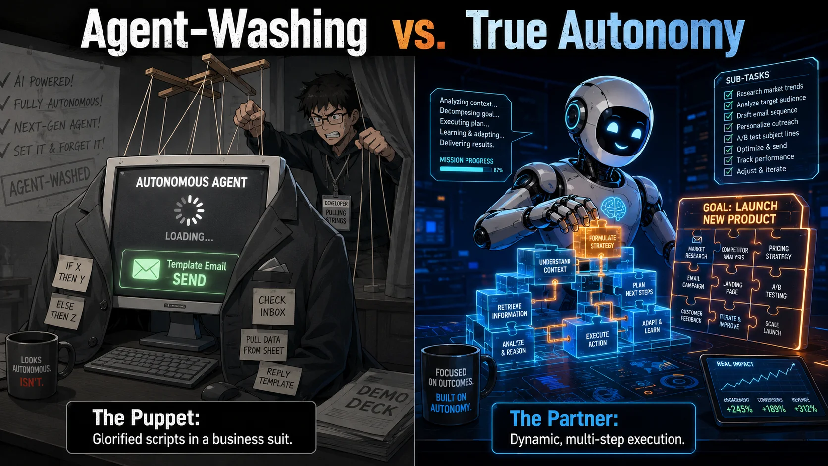 The 'Agent-Washing' Scandal: Why 90% of AI Startups Aren't Actually Agentic